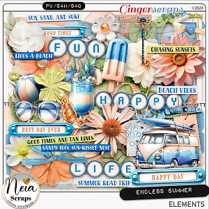 Endless Summer - Elements - by Neia Scraps