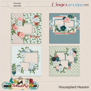 Houseplant Heaven Quick Pages by The Scrappy Kat