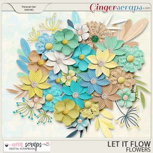 Let it Flow - Flowers - by Neia Scraps