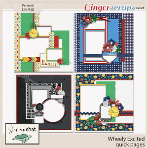 Wheely Excited Quick Pages by ScrapChat Designs