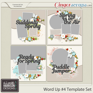 Word Up #4 Templates by Aimee Harrison