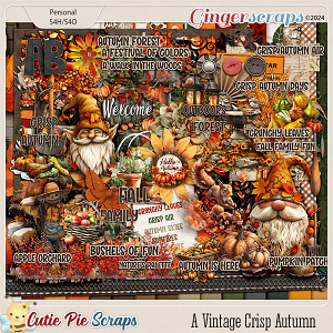 A Vintage Crisp Autumn Page Kit