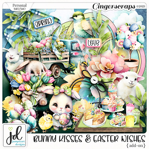 Bunny Kisses & Easter Wishes {Add-On}