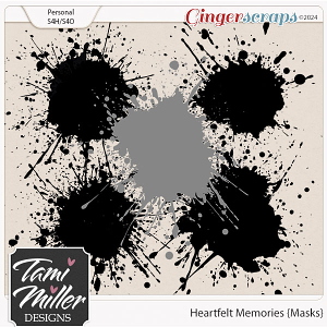 Heartfelt Memories Masks by Tami Miller Designs