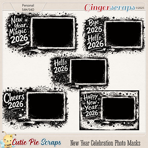 New Year Celebration Photo Masks