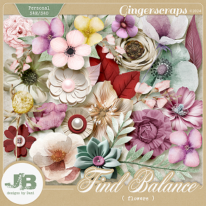 Find Balance Flowers by JB Studio