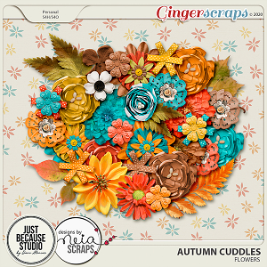 Autumn Cuddles Flowers by JB Studio and Neia Scraps