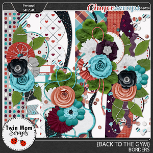 Back to the Gym - BORDERS by Twin Mom Scraps