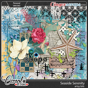 Seaside Serenity-Artsy bits
