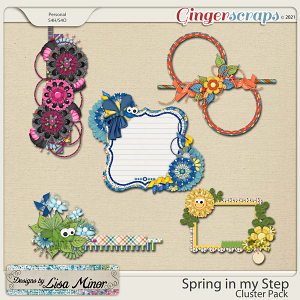Spring in My Step Cluster Pack from Designs by Lisa Minor