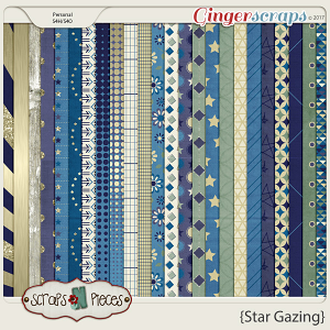 Star Gazing Paper Pack by Scraps N Pieces  