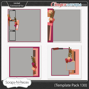 Template Pack 130 by Scraps N Pieces 