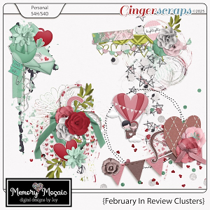 February in Review Clusters by Memory Mosaic