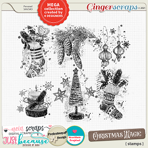 Christmas Magic - Artsy by Neia Scraps, JB Studio, HeartMade Scrapbook and PrelestnayaP Designs