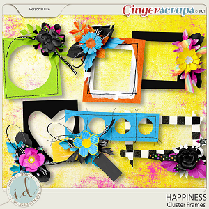 Happiness Cluster Frames by Ilonka's Designs
