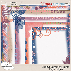 End of Summer Nights Page Edges-by Adrienne Skelton Designs 