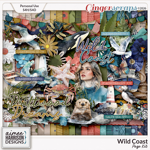 Wild Coast Page Kit by Aimee Harrison