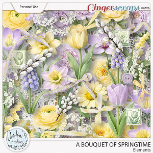 A Bouquet Of Springtime Elements by Ilonka's Designs