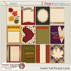 Feelin' Fall Pocket Cards by Trixie Scraps Designs