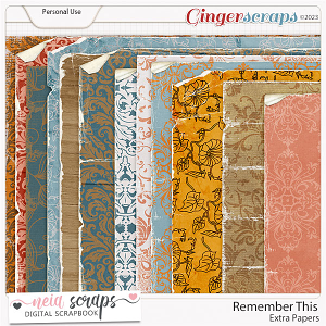 Remember This - Extra Papers - by Neia Scraps