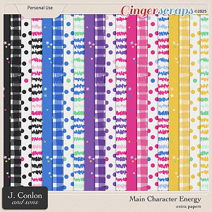 Main Character Energy Extra Papers by J. Conlon and Sons