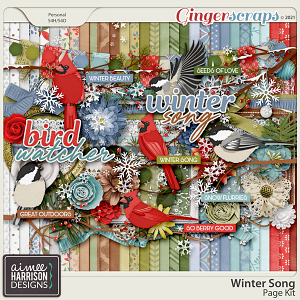 Winter Song Page Kit by Aimee Harrison