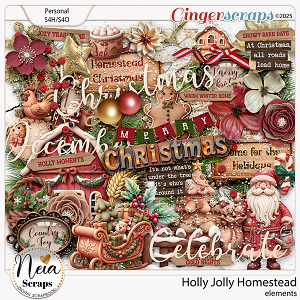 Holly Jolly Homestead - Elements - by Neia Scraps