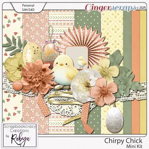 Chirpy Chick Mini Kit by Scrapbookcrazy Creations