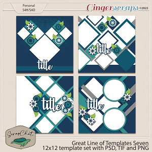 Great Line of Templates Seven by ScrapChat Designs