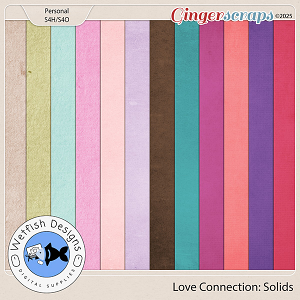 Love Connection Solid Papers: February 2025 Buffet by Wetfish Designs