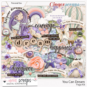 You Can Dream - Page Kit - by Neia Scraps 