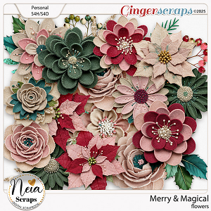 Merry & Magical - Flowers - by Neia Scraps