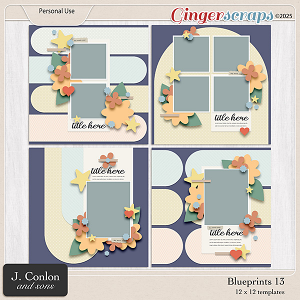 Blueprints 13 12 x 12 Templates by J. Conlon and Sons