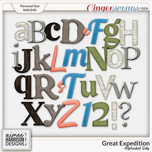 Great Expedition Alphabet Sets by Aimee Harrison