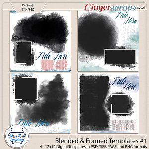 Blended and Framed Templates #1 by Miss Fish
