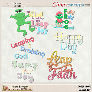 Leap Frog Word Art by Moore Blessings Digital Design