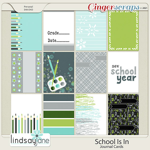 School Is In Journal Cards by Lindsay Jane