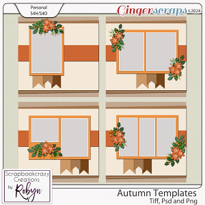 Autumn Templates by Scrapbookcrazy Creations