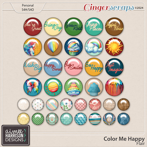 Color Me Happy Flairs by Aimee Harrison