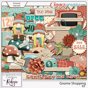 Gnome Shopping Kit by Scrapbookcrazy Creations