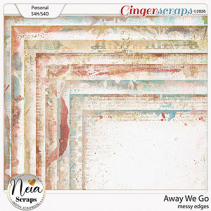 Away We Go - Messy Edges - by Neia Scraps