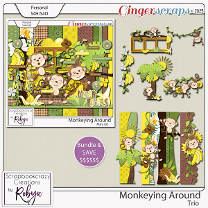 Monkeying Around Trio by Scrapbookcrazy Creations