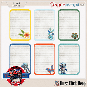 Buzz-Click-Beep Notecards By The Brit Chick