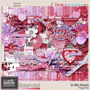In My Heart Page Kit by Aimee Harrison
