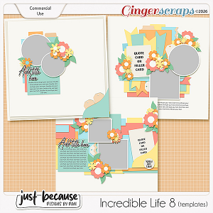 {CU} Incredible Life 8 Templates By JB Studio