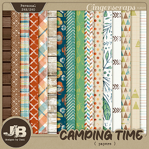 Camping Time Papers by JB Studio