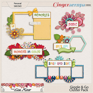 Giggle and Go Cluster Pack from Designs by Lisa Minor