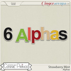 Strawberry Mint - Alpha Pack AddOn by Connie Prince
