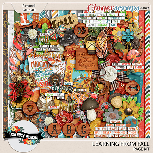 Learning from Fall - Page Kit by Lisa Rosa Designs