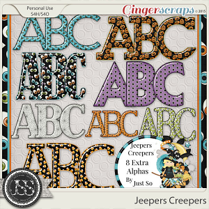 Jeepers Creepers Alphabets